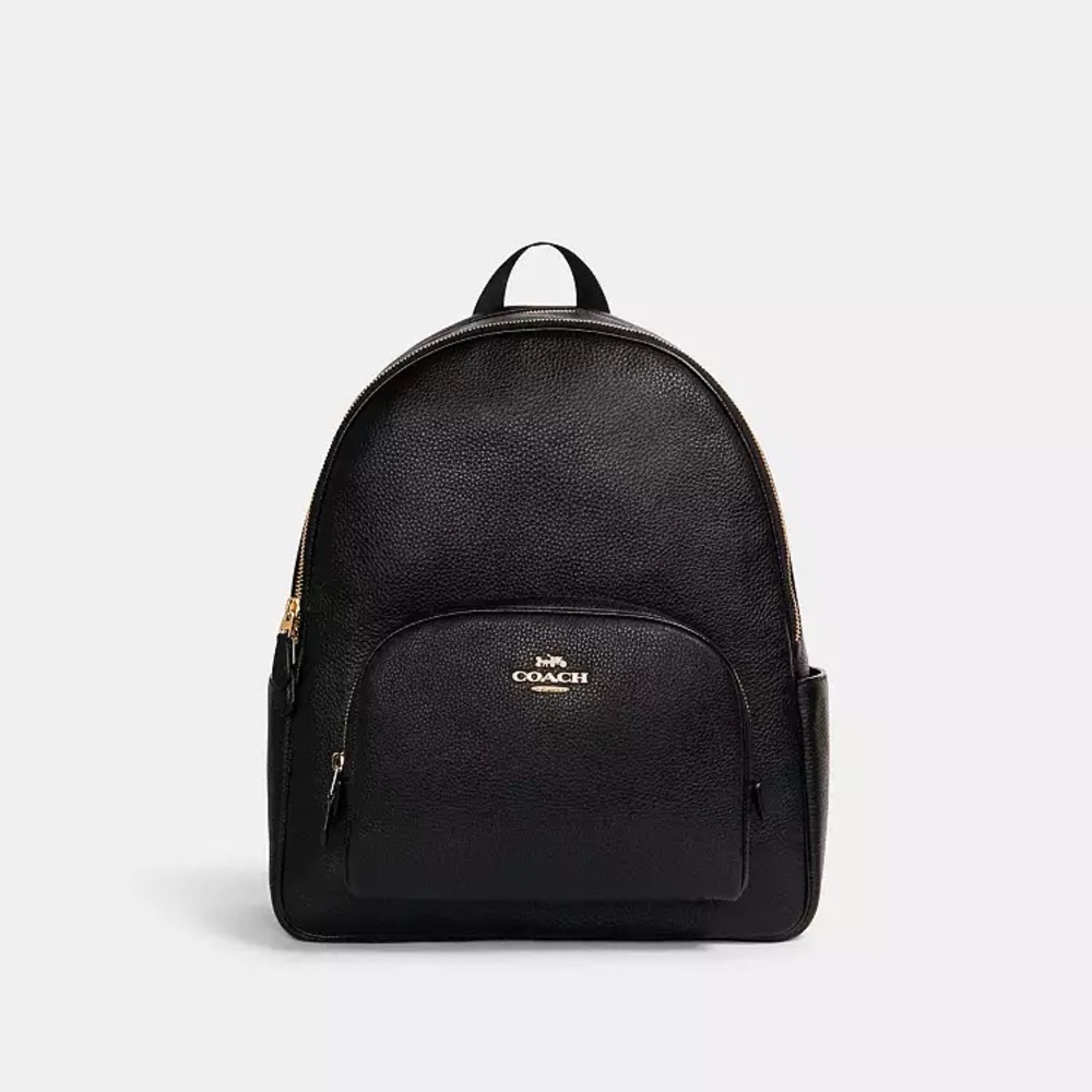 Coach Large Court Leather Backpack